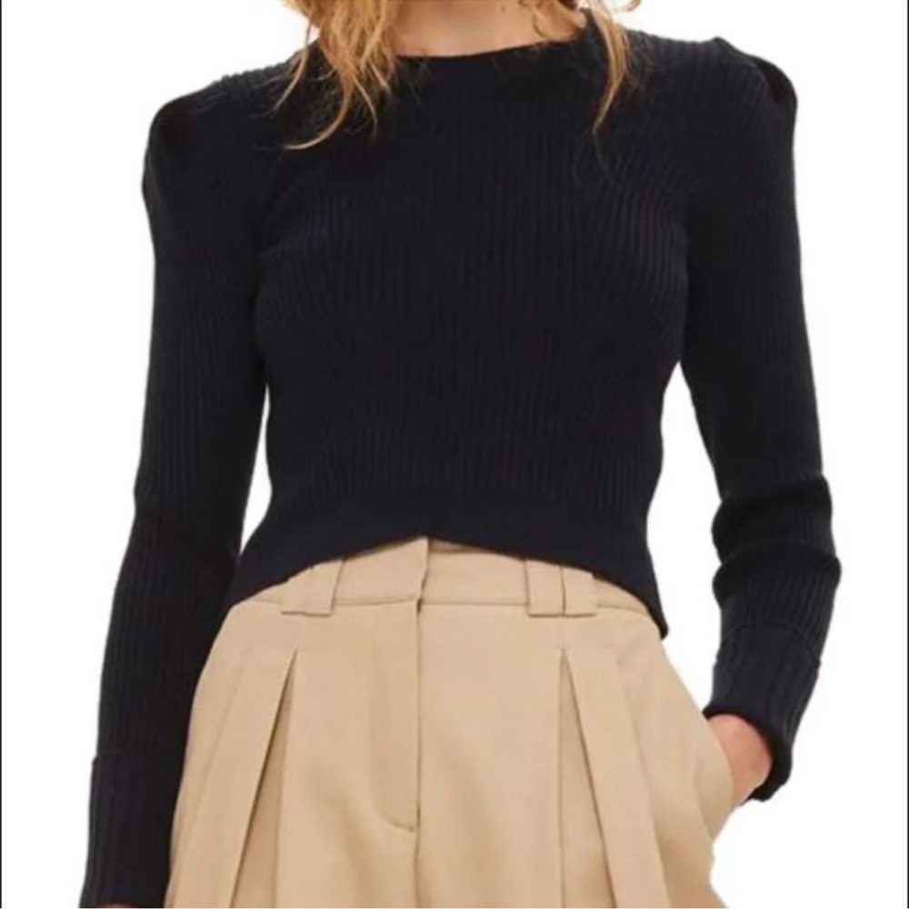 Topshop Sweater Crop Top - Size 2